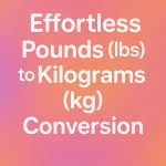 lbs-to-kg